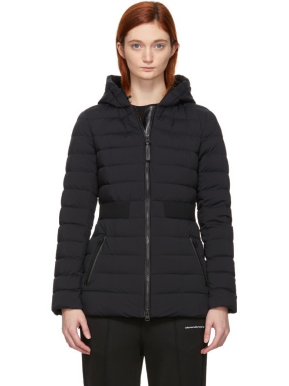 Mackage Black Hooded Quilted Puffer Jacket